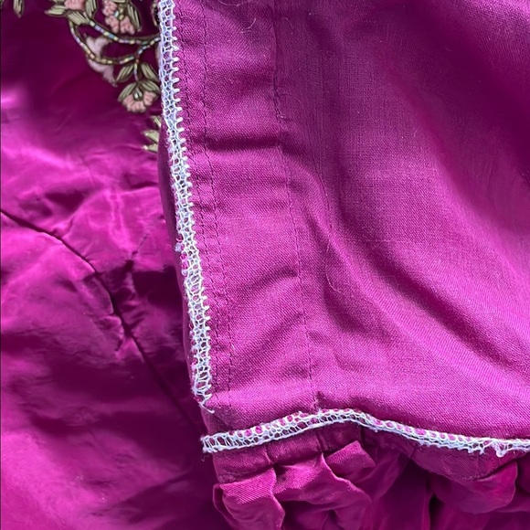 Indian/ Pakistani Magenta and peach women’s size s lehenga, traditional dress - Picture 6 of 16